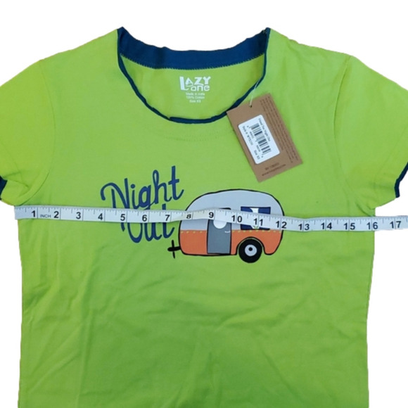 LAZY One Night Out Junior Fitted PJ Tshirt size XS - Picture 6 of 7